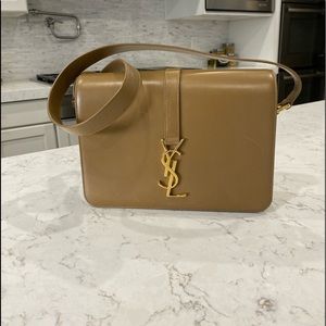 YSL Universite bag in Camel